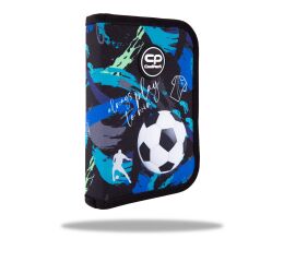 Penál Clipper 1 zip prázdný - Football Navy